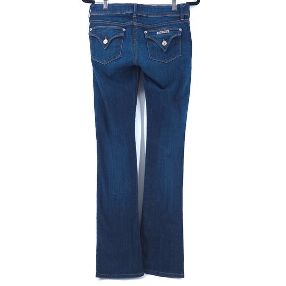 Hudson Y2K Classic Backflap Pocket Straight Leg Mid Rise Dark Wash Denim Jean 27 - Picture 10 of 13